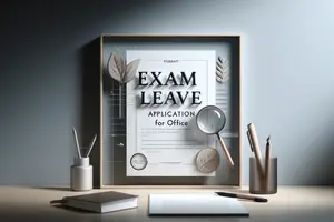 Writing an Exam Leave Application for Office: Formats Guide & Tips