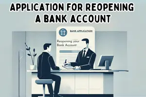 Application for Reopening a Bank Account—Format, Samples & Tips
