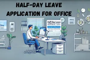 How to Write a Professional Half-Day Leave Application for Office Employee - Post Thumbnail