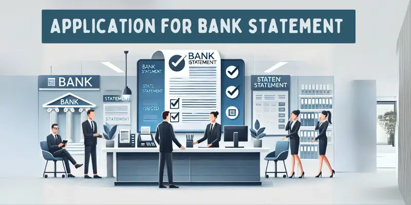 Application for Bank Statement