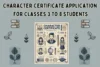 How to Create a Perfect Character Certificate Application for School Students for (Class 3 to 8) - Post Thumbnail